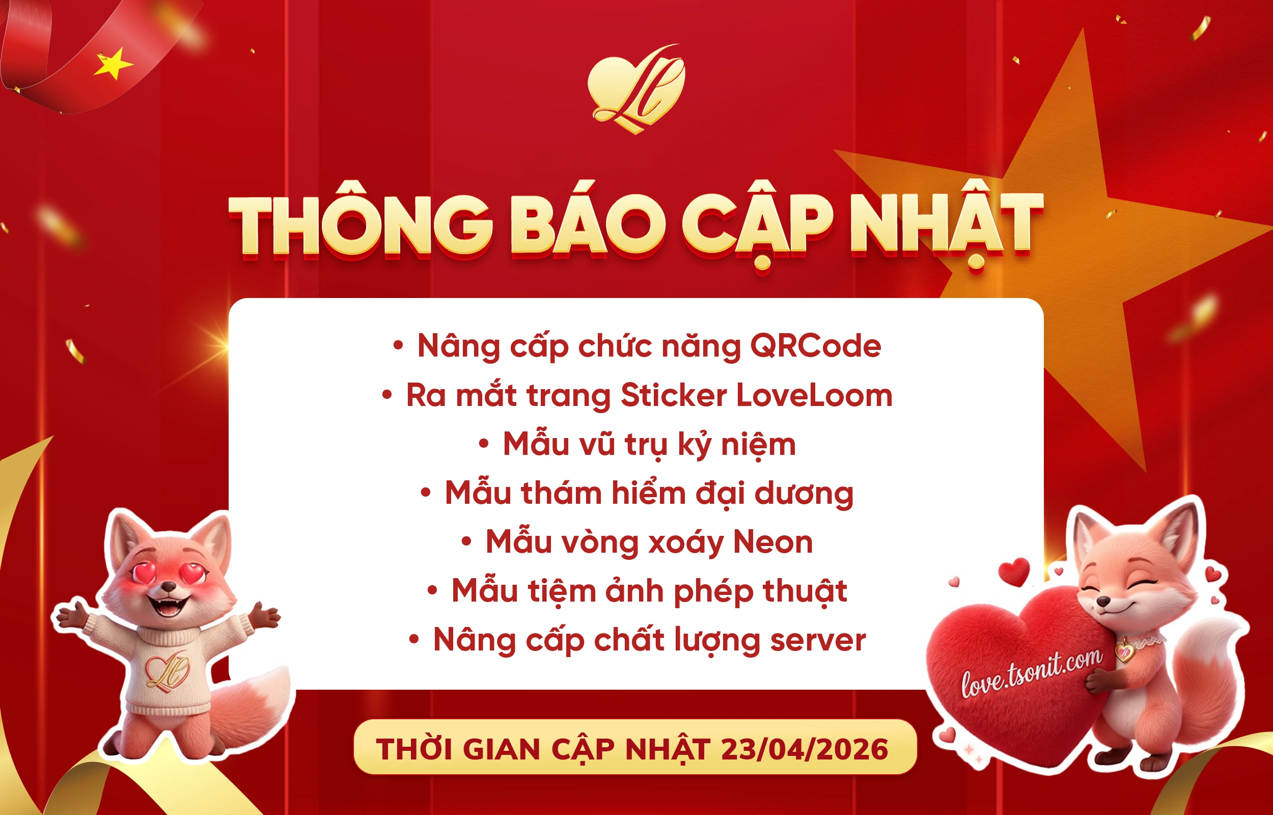 Cập nhật LoveLoom 23/04/2026